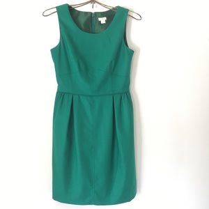J Crew Kelly Green Wool Dress